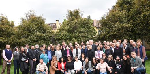 Participants of the Pre-Assembly of the Americas gathering in Bogotá, Colombia, in April 2023. Photo: LWF/Eugenio Albrecht