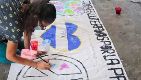 Participants in an LWF-supported youth project in El Salvador. Photo: Salvadoran Lutheran Church