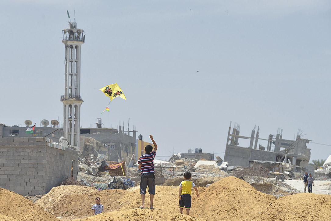 Bildunterschrift: ACT Alliance hilft in Gaza. Foto: ACT Alliance/Paul Jeffrey