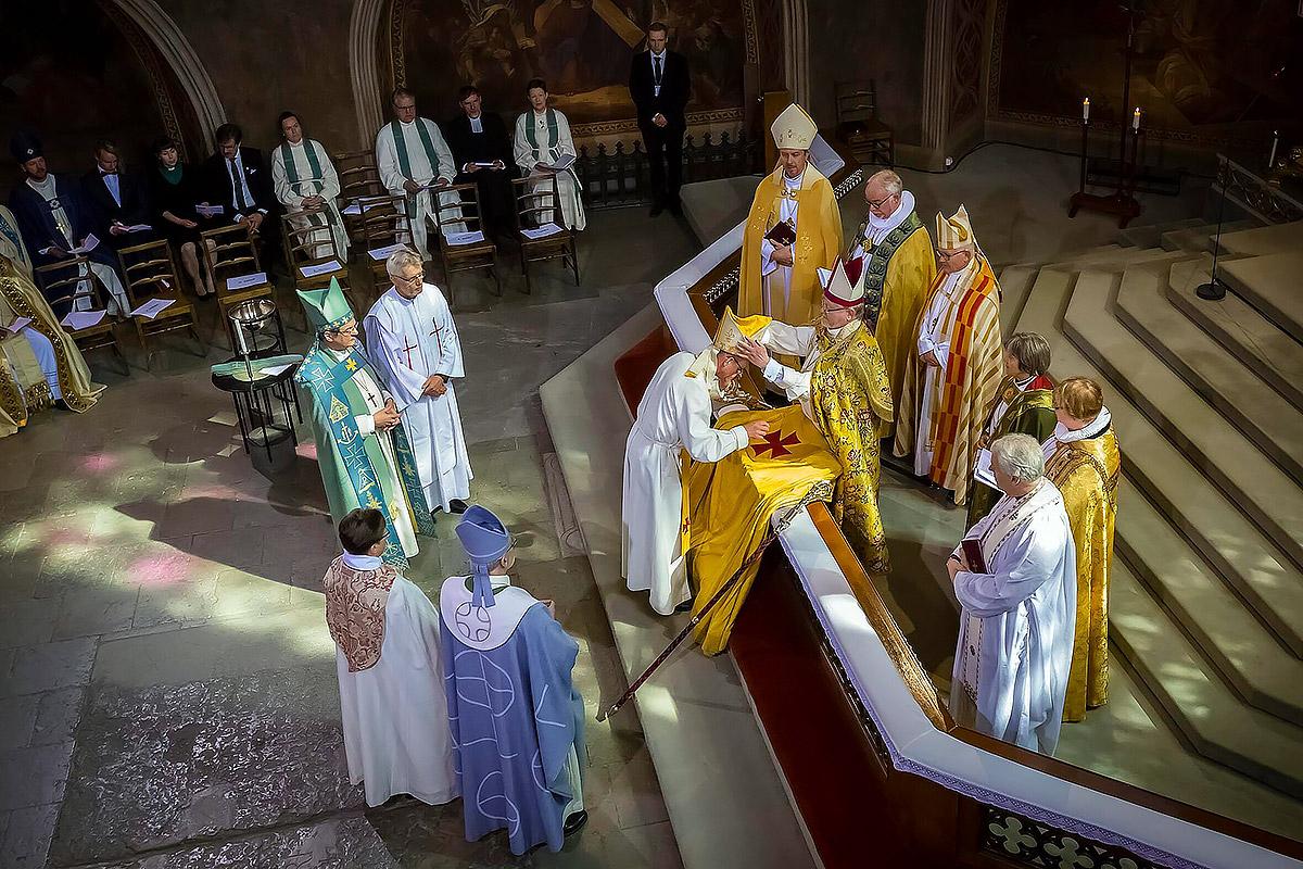 Amtseinführung von Erzbischof Tapio Luoma in der Kathedrale von Turku (Finnland). Foto: Timo Jakonen