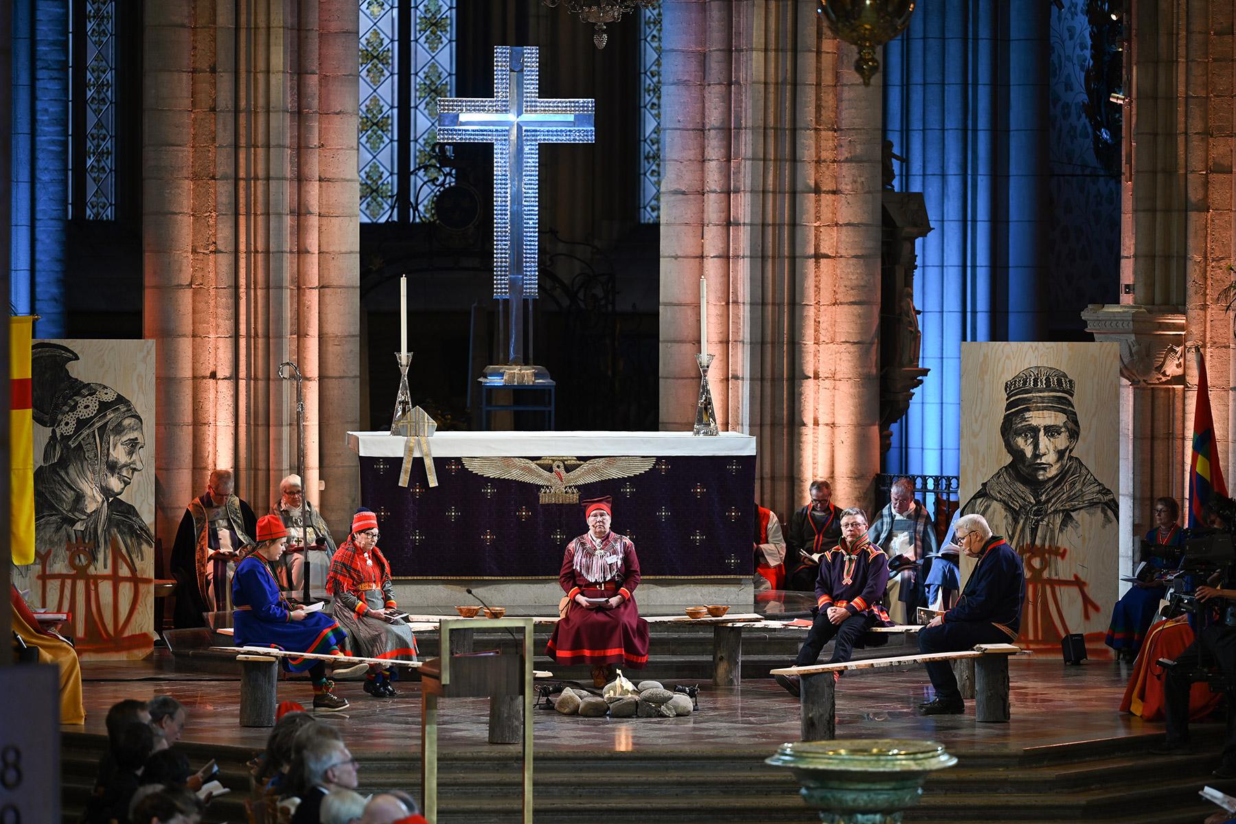 Die Schwedische Kirche entschuldigt sich für ihre Mitschuld an der Misshandlung des indigenen Volkes der Samen. Foto: Magnus Aronson/Icon
