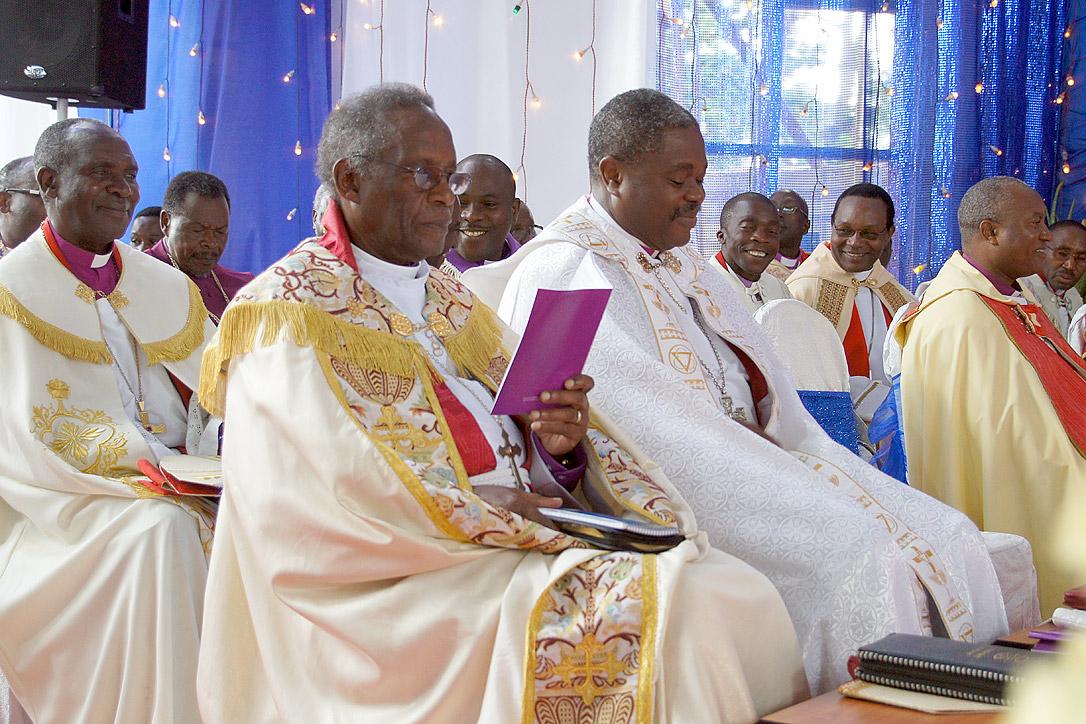 Bischöfe der ELKT bei den Feierlichkeiten zum 50-jährigen Bestehen ihrer Kirche 2013. Foto: LWB/H. Martinussen