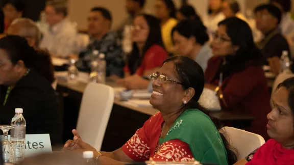 Promoting women’s leadership was one of the issues discussed at the June 2023 LWF Asia Pre-Assembly, in Kuala Lumpur, Malaysia. Photo: LWF/Jotham Lee