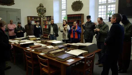 Group of Pastors invited to Wittenberg for two weeks to work on issues of Lutheran theology with professors from universities in Germany and abroad. Photo: LWB-Zentrum Wittenberg