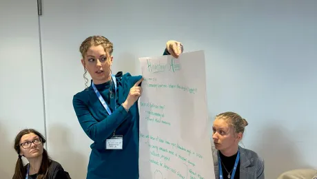 Ellie Dieringer at the Women’s Human Rights Advocacy Training. Photo: LWF 