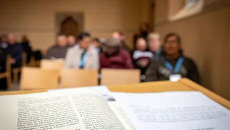 LWF’s International Theological Seminars in Wittenberg, Germany, offer theologians from LWF member churches around the world a chance to discuss Lutheran theology and share insights from their own contexts. In this photo, participants in 2019 seminar. Photo: LWF/A. Danielsson