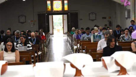 La COL de las Américas inició con un culto con Santa Cena. Foto: FLM/E. Albrecht