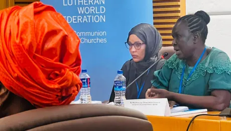 LWF’s human rights advocacy in 2024 included a side-event at the African Commission on Human and Peoples’ Rights in Banjul, Gambia. Photo: Jamestina Quee/ Evangelical Lutheran Church in Sierra Leone