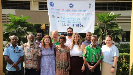 Members of the North Carolina Synod delegation and their counterparts from the ELCPNG Yabem District. Photo: ELCA/Y. Franklin Ishida