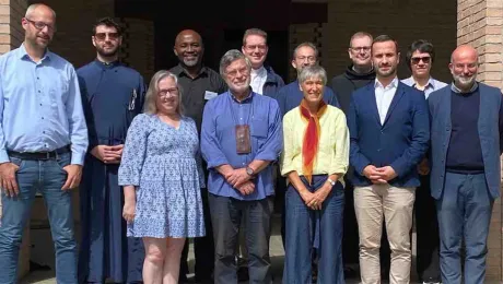 Brother Guido and the other members of the Drafting Committee which prepared the materials for the 2025 Week of Prayer for Christian Unity. Photo: Bose Monastery