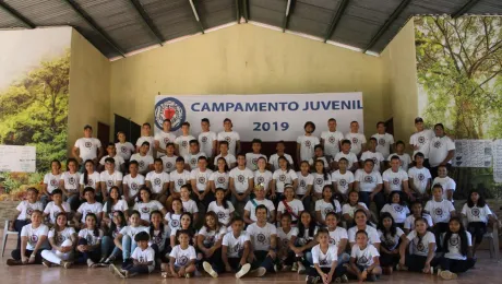 Participantes del campamento juvenil de la ILFE. Foto: Claudia Soliette López Ortega.