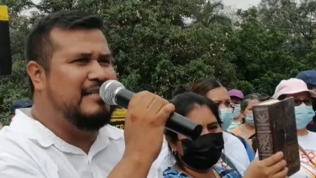 Las comunidades acompañaron el pedido de justicia climática y que se cumpla las leyes ambientales. Foto: Captura de pantalla.