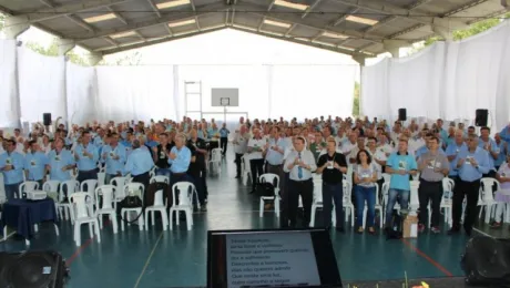 Participantes de la 11° Convención Nacional de la Legión Evangélica Luterana, que realiza encuentro bienales para confraternizar y planificar trabajos en conjunto. Foto: Portal Luteranos