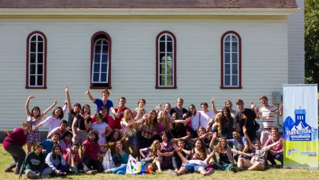 Participantes de la ILCH y de varias Iglesias de América Latina se dieron cita para formar parte del Campamento de Liderazgo en la X Región de Chile, al sur del país. Foto: Karla Güttler