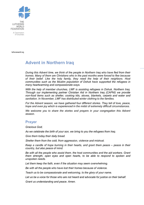 Advent in Northern Iraq