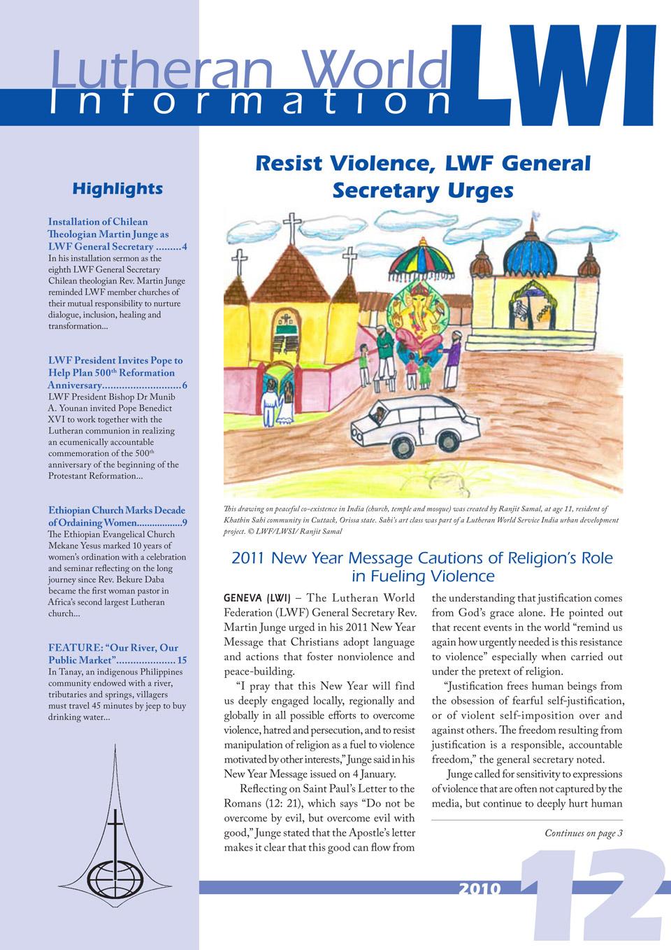 Lutheran World Information PDF edition - 2010
