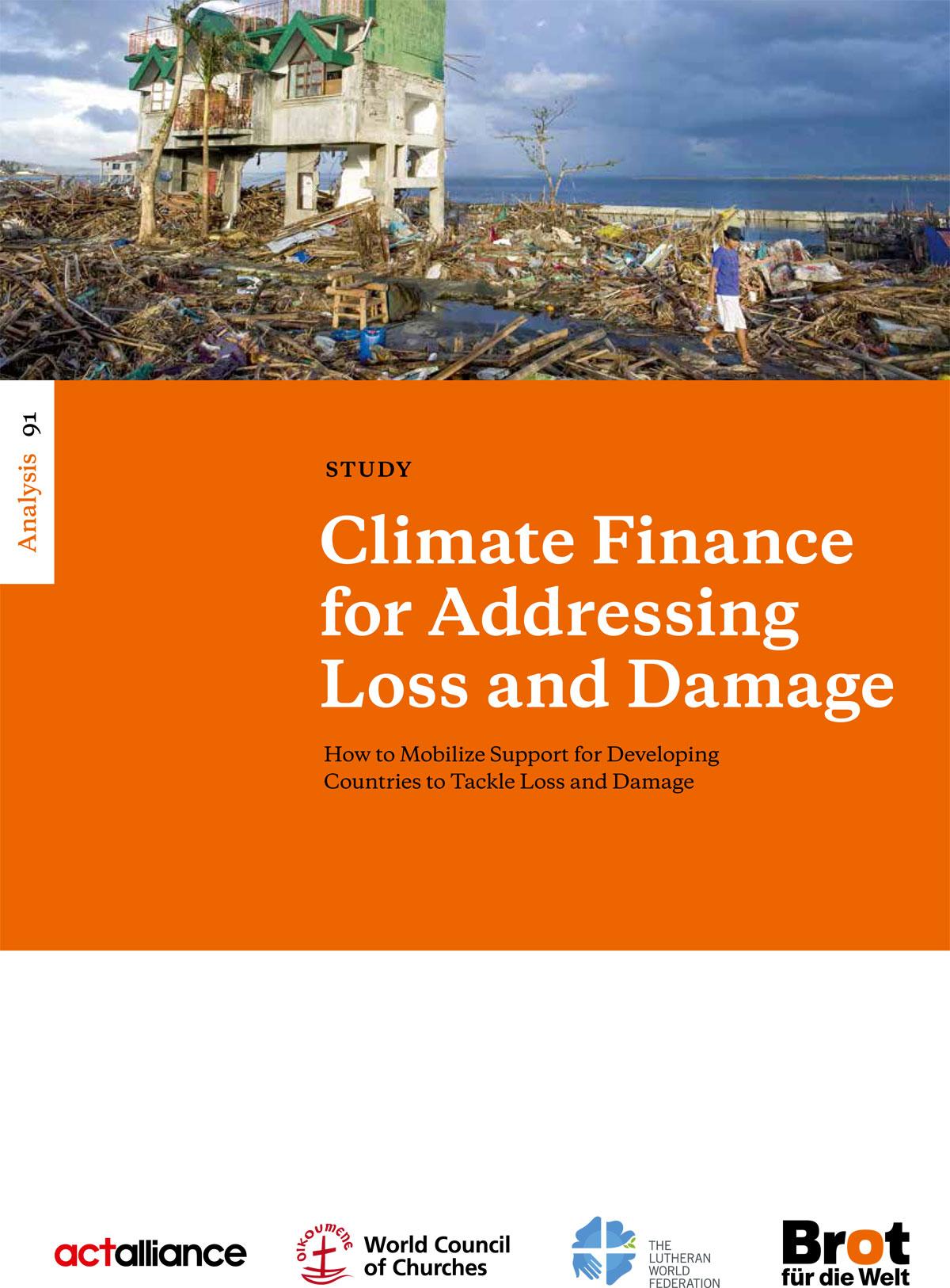 Climate Finance for Addressing Loss and Damagev