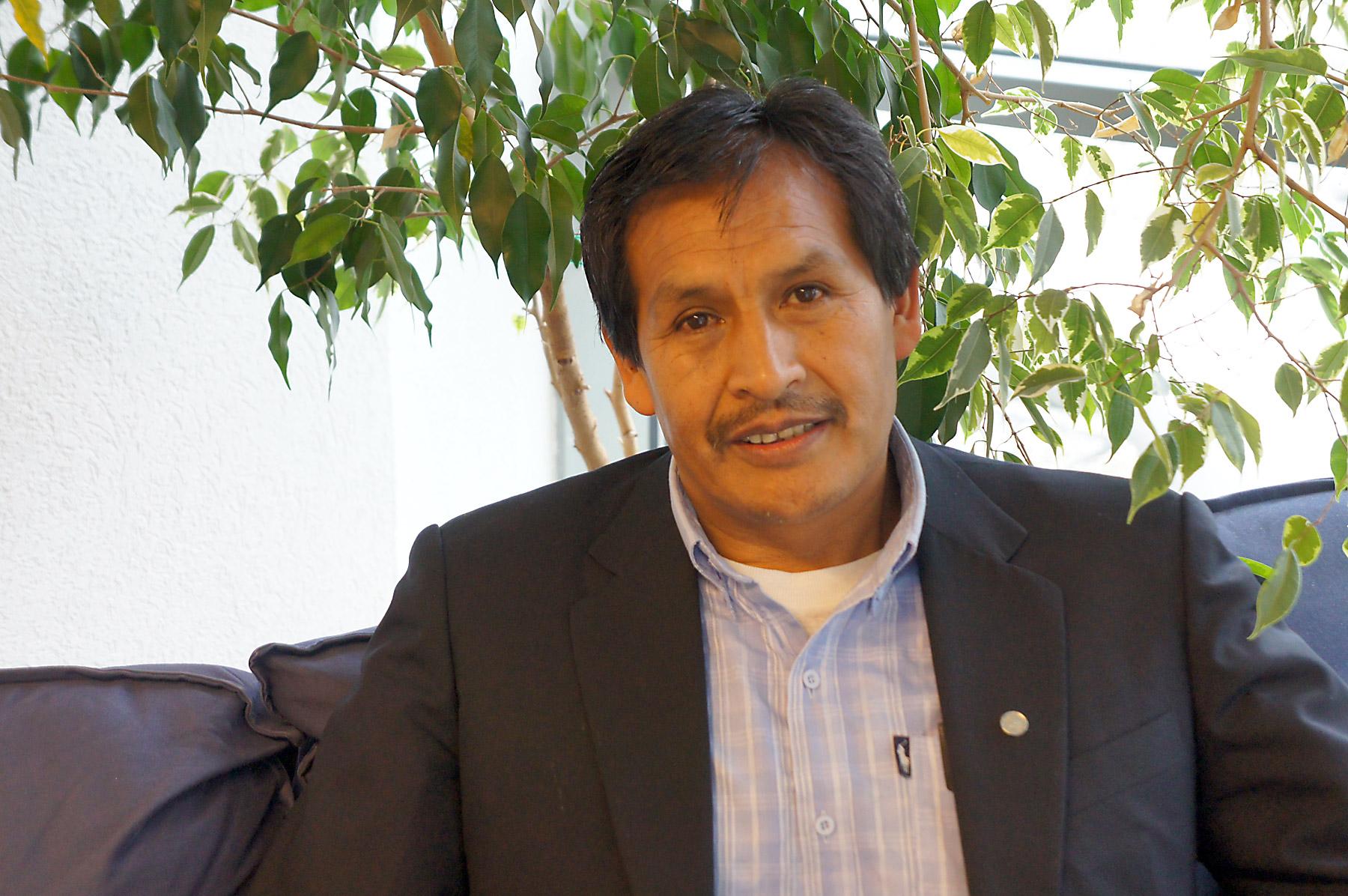 Pfr. Emilio Aslla, Leiter der Bolivianischen Evangelisch-Lutherischen Kirche. Foto: LWB/S. Gallay