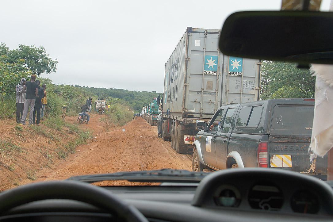 The rainy season makes access to remote areas in CAR much more difficult. Photo: LWF/P. Mumia
