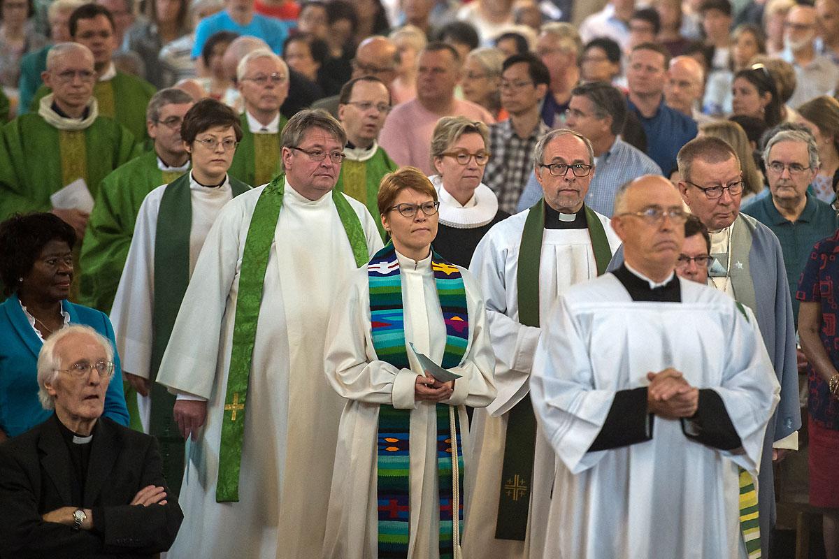 In July 2016, members of the LutheranâRoman Catholic Commission on Unity met in London, United Kingdom, and participated in a mass held at the Westminster Cathedral. Photo: Mazur/catholicnews.org.uk