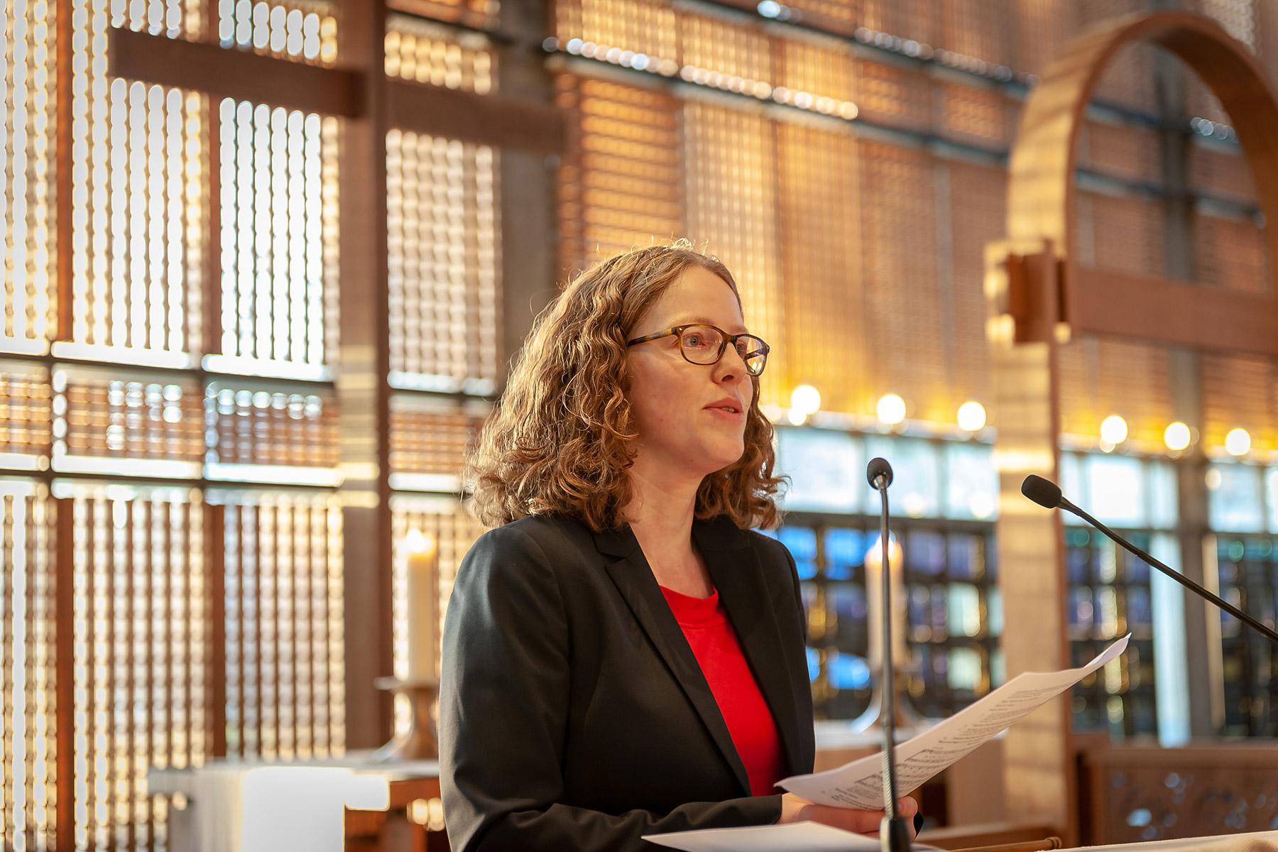 Pfarrerin Dr. Miriam Haar, Theologische Assistentin in der Abteilung für Theologie und öffentliches Zeugnis des LWB. Foto: LWF/S. Gallay