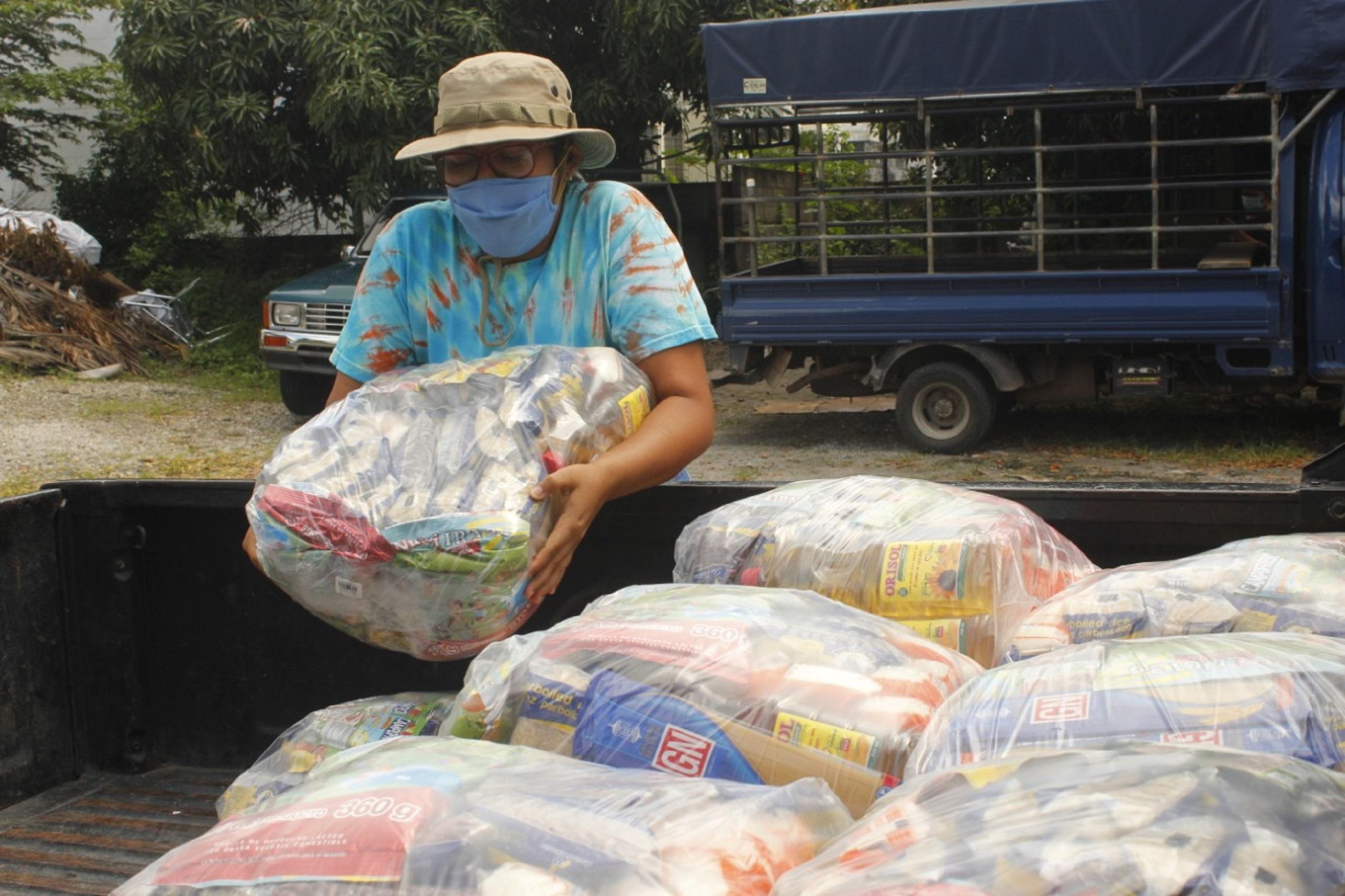 Die Sammelstelle für Nahrungsmittelhilfen der Salvadorianischen Lutherischen Kirche. Foto: ILS/Rafael Menjivar