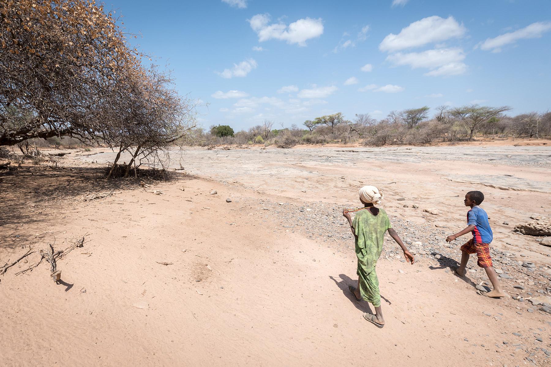 Der Lutherische Weltbund unterstützt Binnenvertriebene in mehreren Regionen Äthiopiens durch Nothilfe in den Bereichen Wasser, Sanitärversorgung und Hygiene sowie durch langfristige Entwicklungs- und Förderprojekte, um die Resilienz der Gemeinden zu stärken und ihre Lebensweise an das sich verändernde Klima anzupassen. Foto: LWB/Albin Hillert