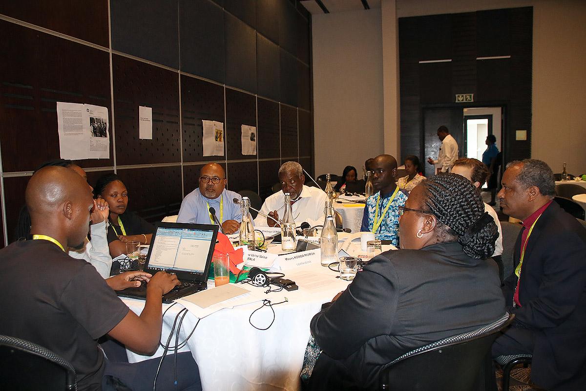 Delegates at the Africa Pre-Assembly, Windhoek, Namibia, May 2017. Photo: LWF/Felix Samari