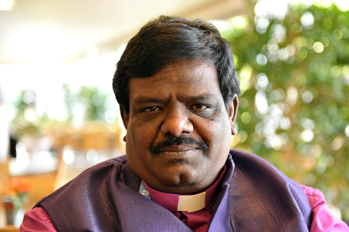 Bischof Michael Benhur von der Lutherischen Kirche Süd-Andhra. Foto: LWB/S.Gallay