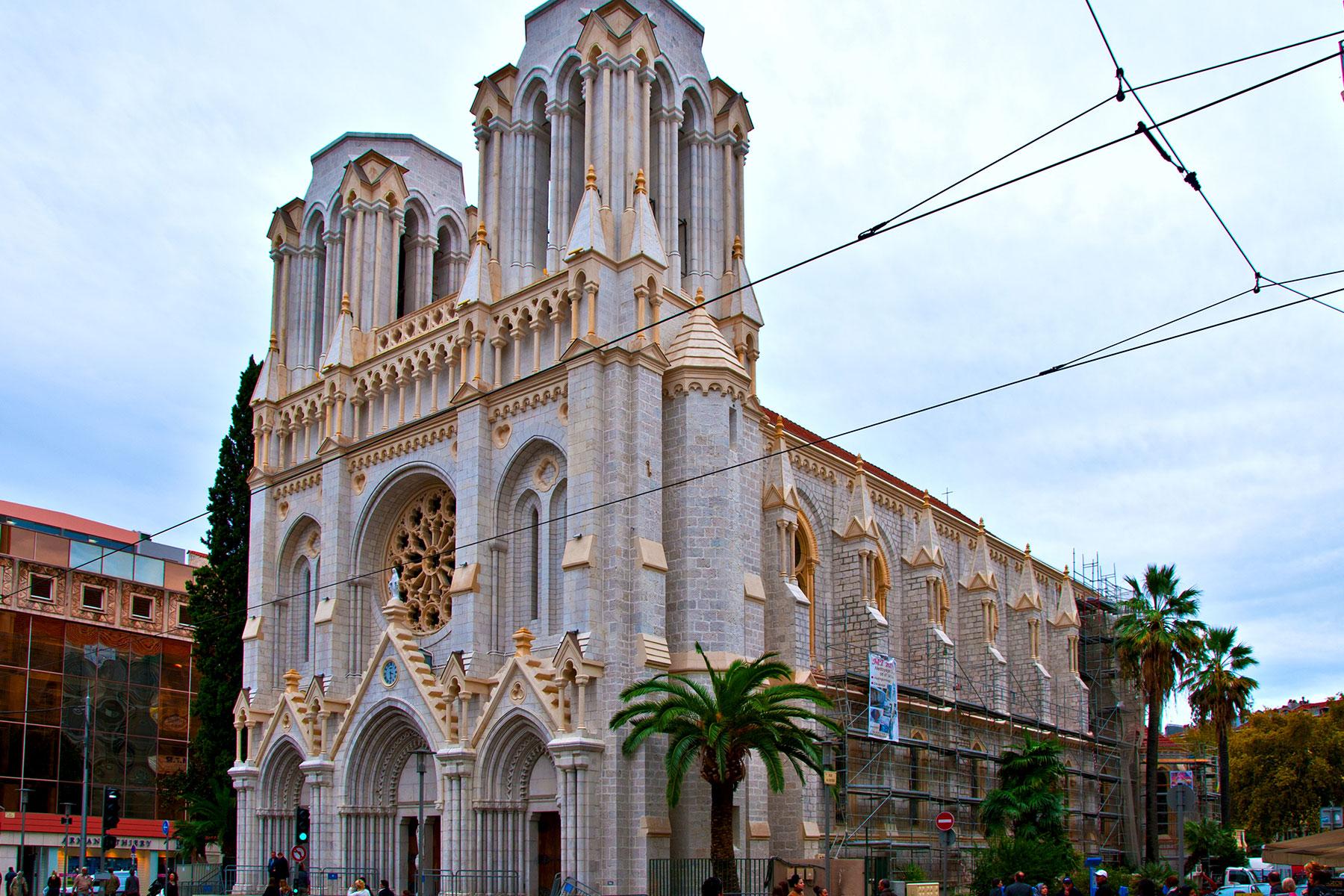 Die Basilika Notre-Dame in der südfranzösischen Stadt Nizza. Foto: LimeWave (CC-BY)