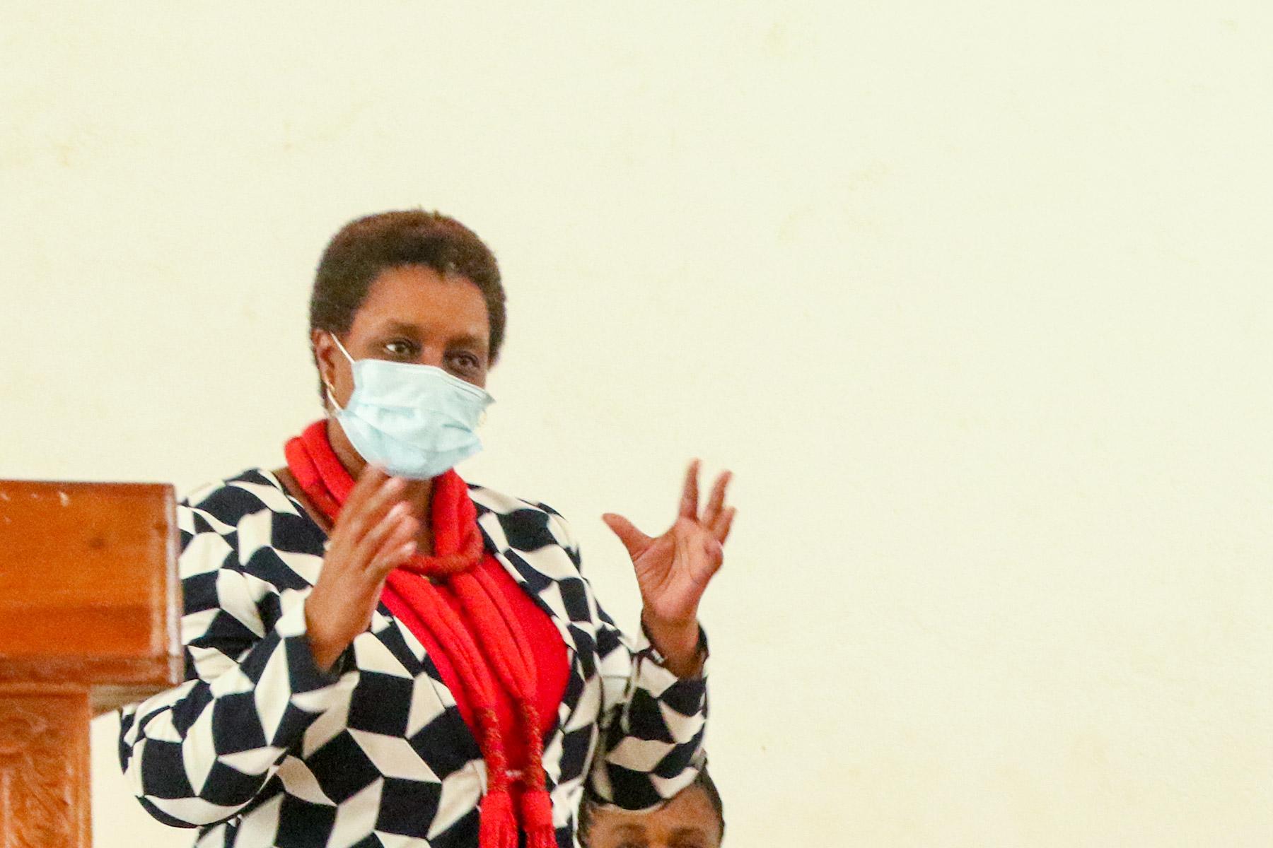 Angela Olotu, Dekanin der theologischen Fakultät der Tumaini-Universität Makumira, Tansania. Foto: Erick Adolph/ELKT
