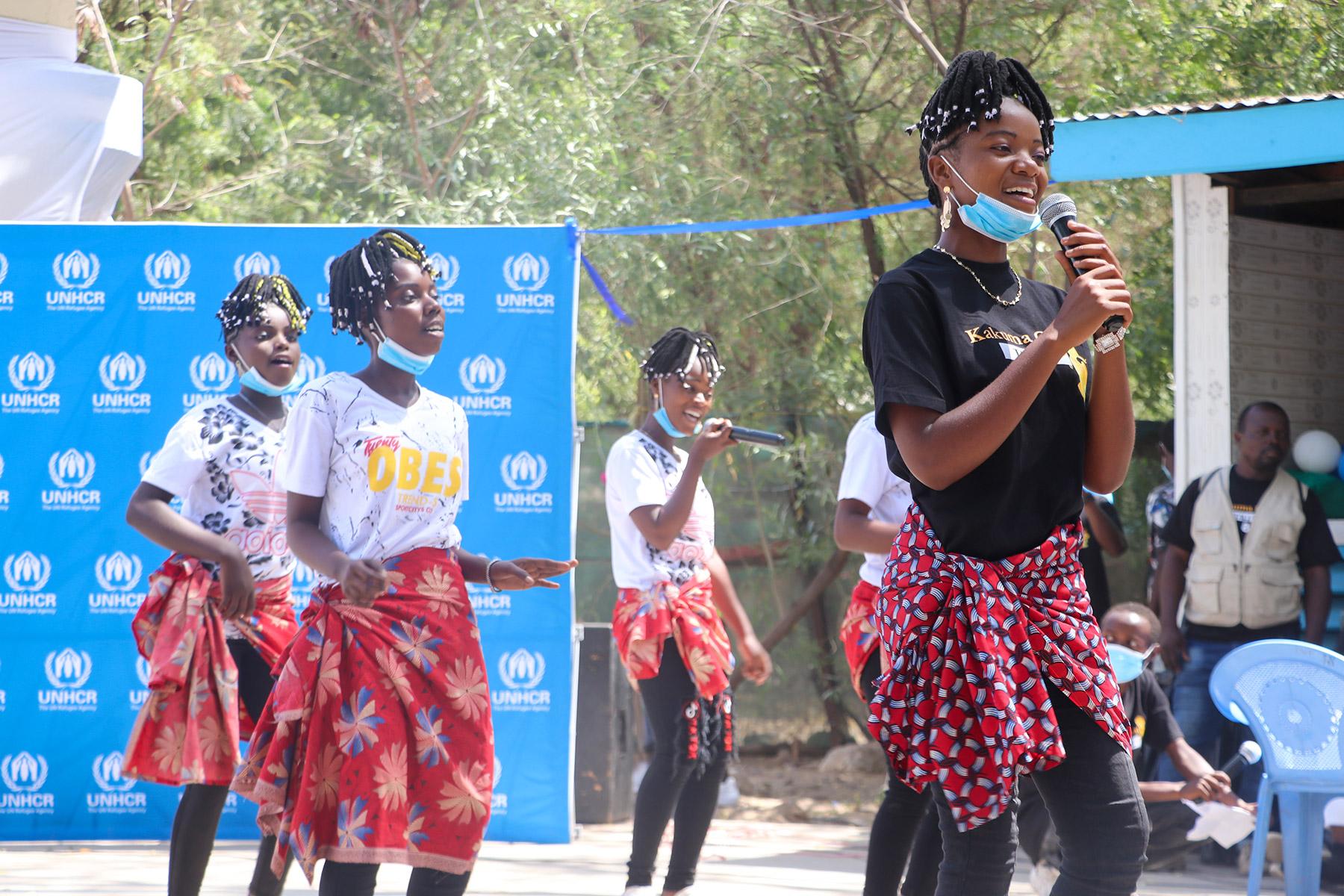 Congolese dancers participate in the Kakuma Got Talent Season 8 held last year in Kakuma. Photo Credit: Denise Akun