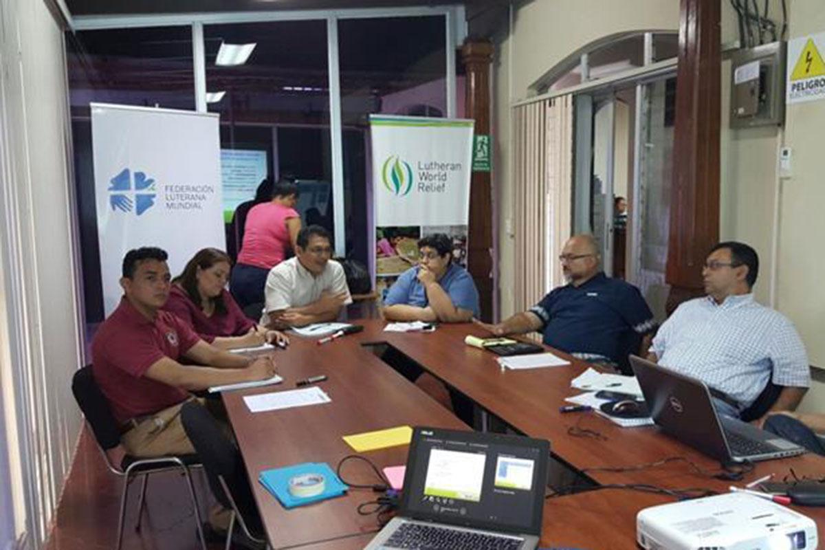 Eine Sitzung des ACT-Forums in Nicaragua. Foto: LWB/E. Cédillo