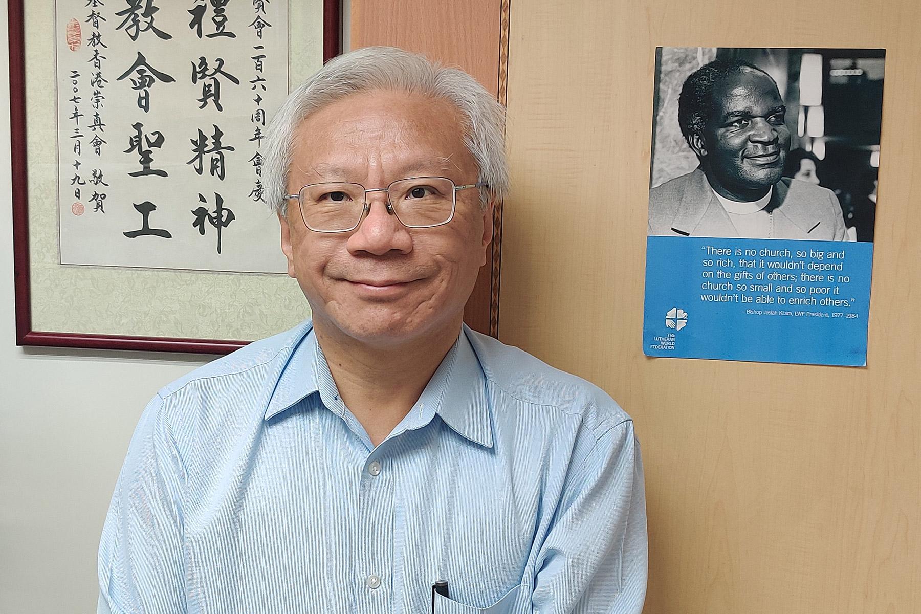 Leon Chau, Generalsekretär der Chinesischen Rheinischen Kirche. Foto: CRCHKS