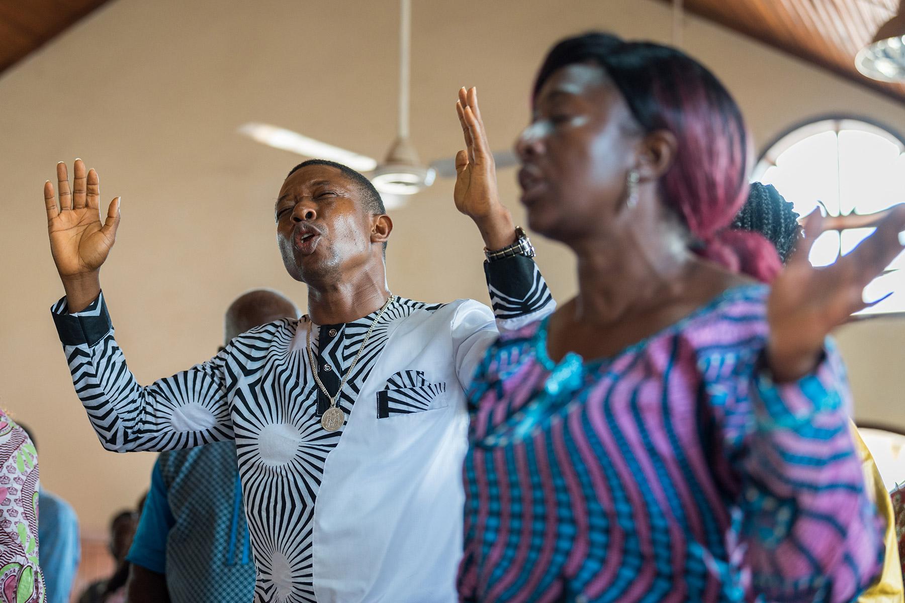 Worship and prayer in Liberia