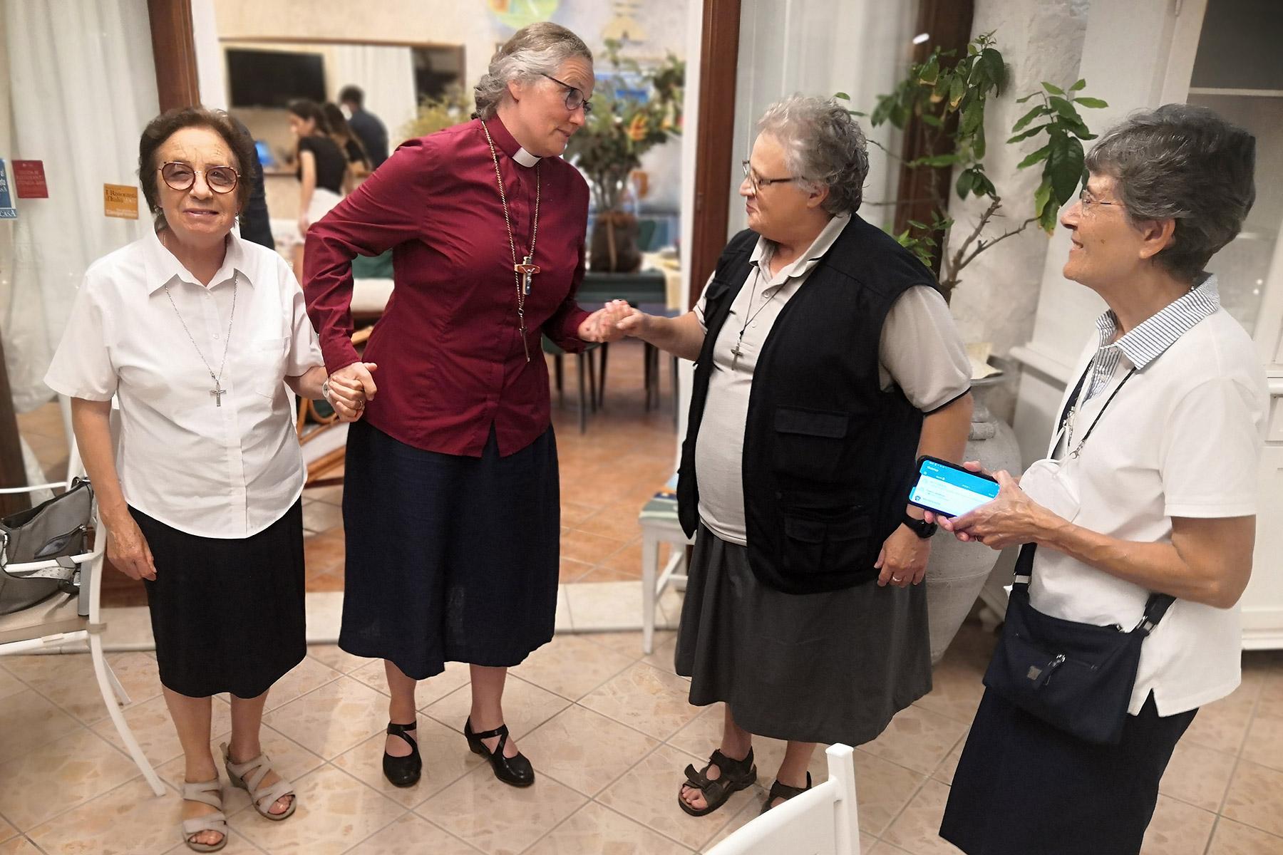 Bishop Johannesson meet with Catholic sisters