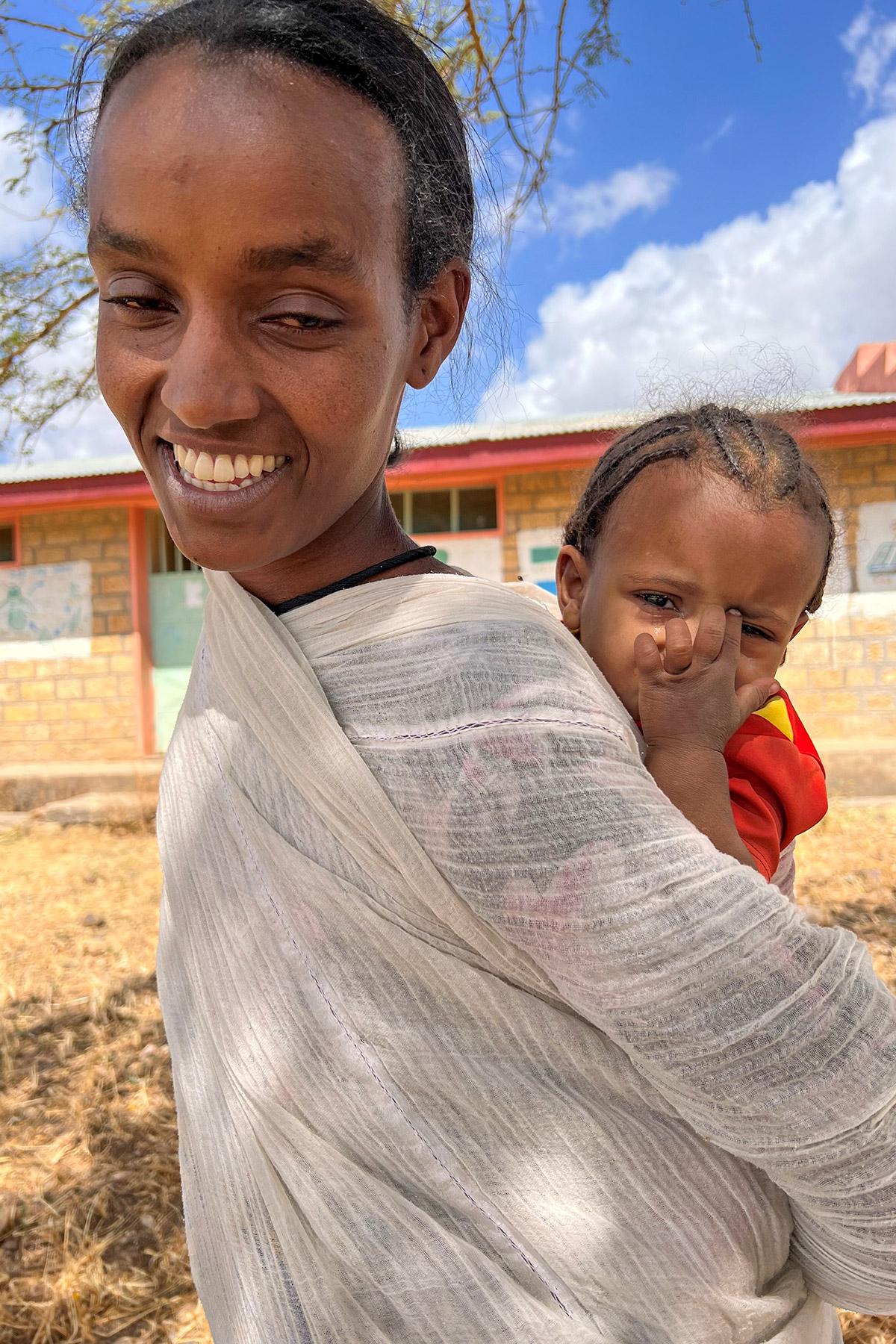 Ethiopia Tigray beneficiary mother and child