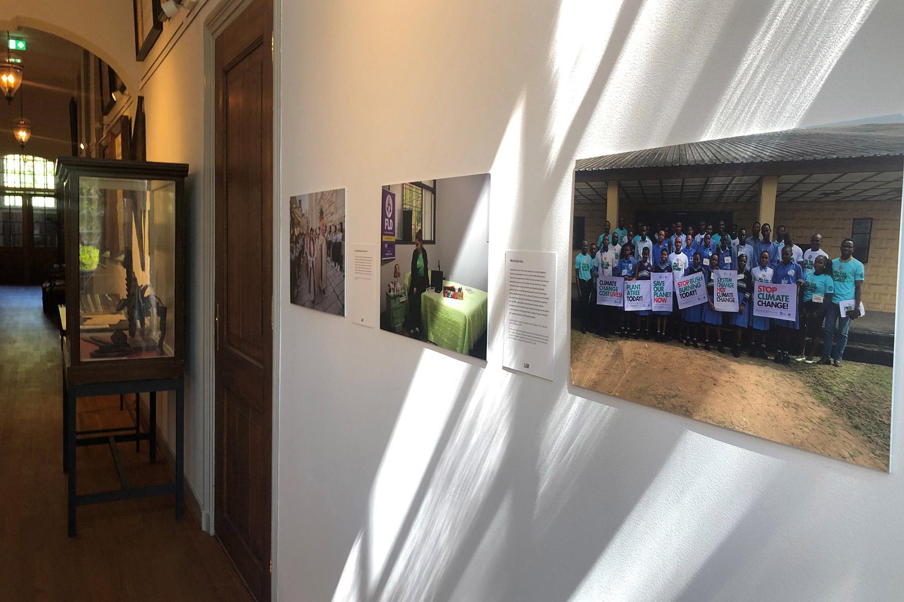 Current LWF projects supported by the Protestant Church in the Netherlands are featured in the exhibition. Photo: Luther Museum Amsterdam