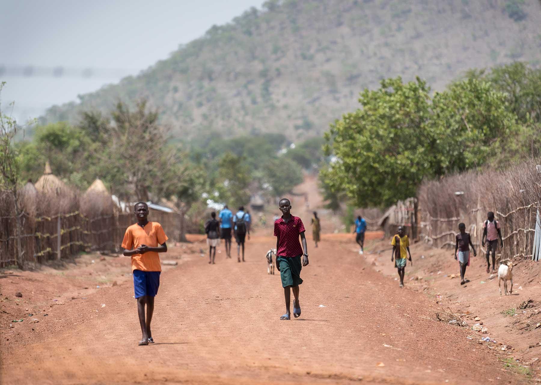 In der Siedlung Nyumanzi im Norden Ugandas leben 50.000 Geflüchtete, die meisten aus dem Südsudan