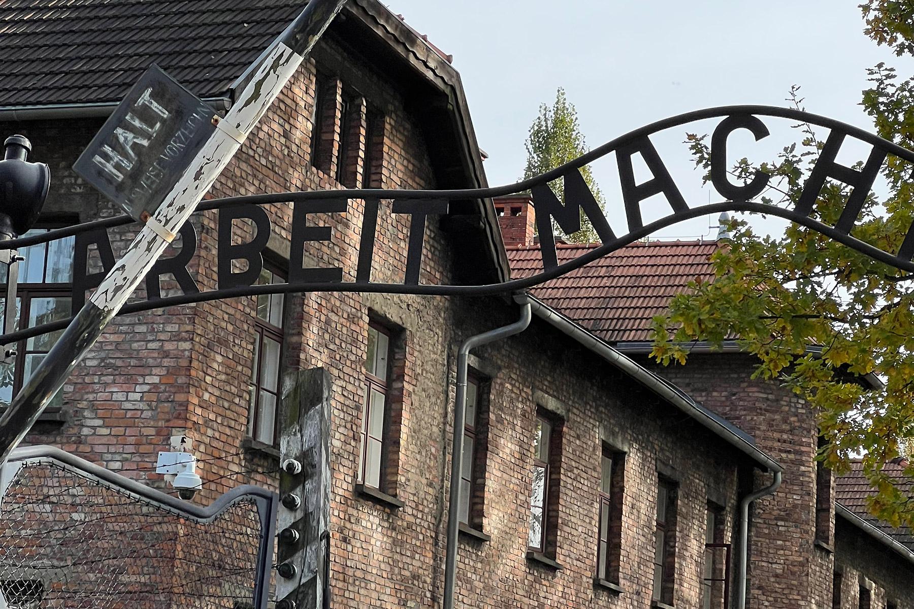 The entrance to the Auschwitz-Birkenau former concentration camp. Photo: LWF/A. Danielsson