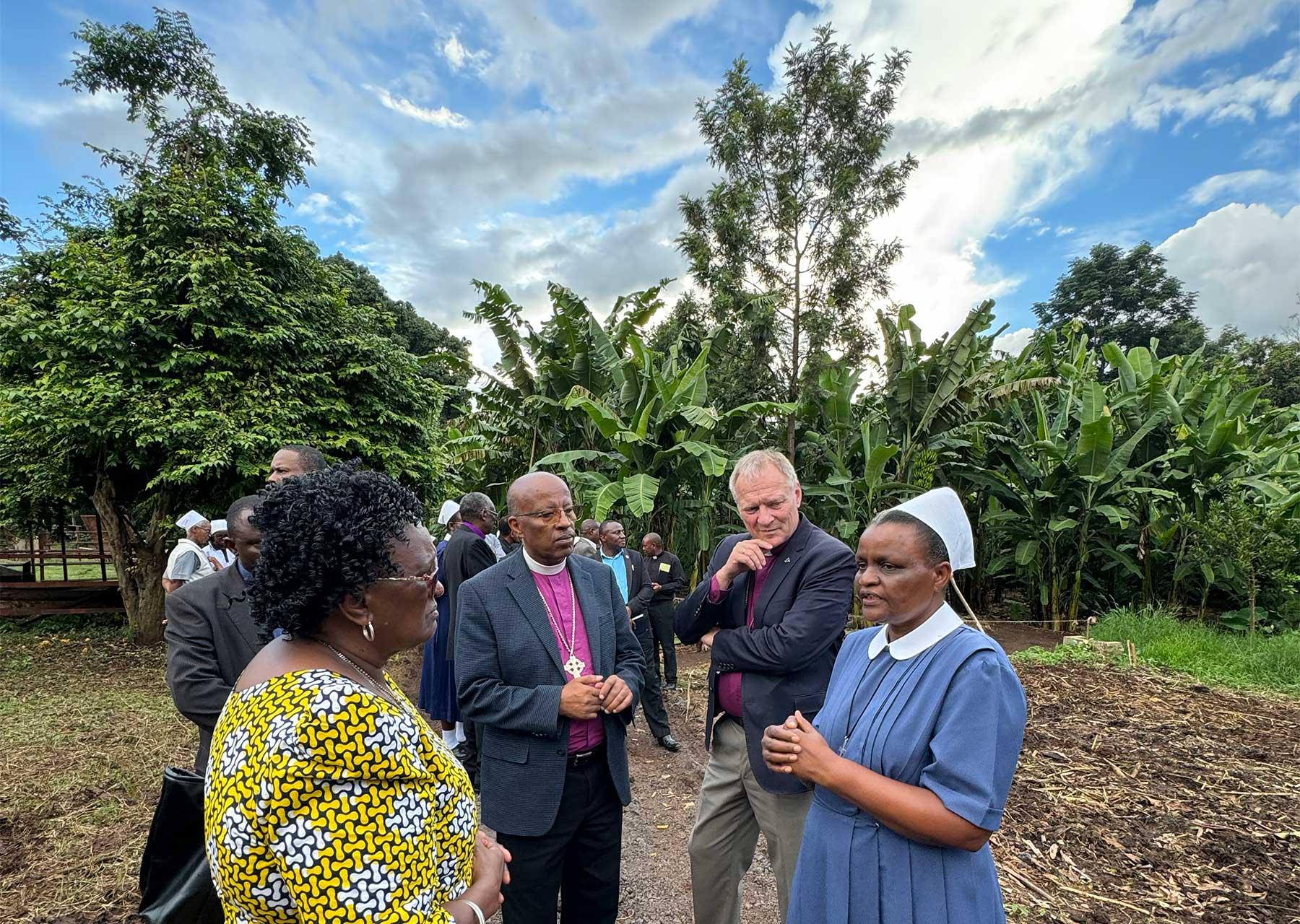 The sisters of the community of Hope in Moshi, Tanzania, are commited to working with renewable energey and climate friendly agriculture. Photo: LWF/A.Danielsson