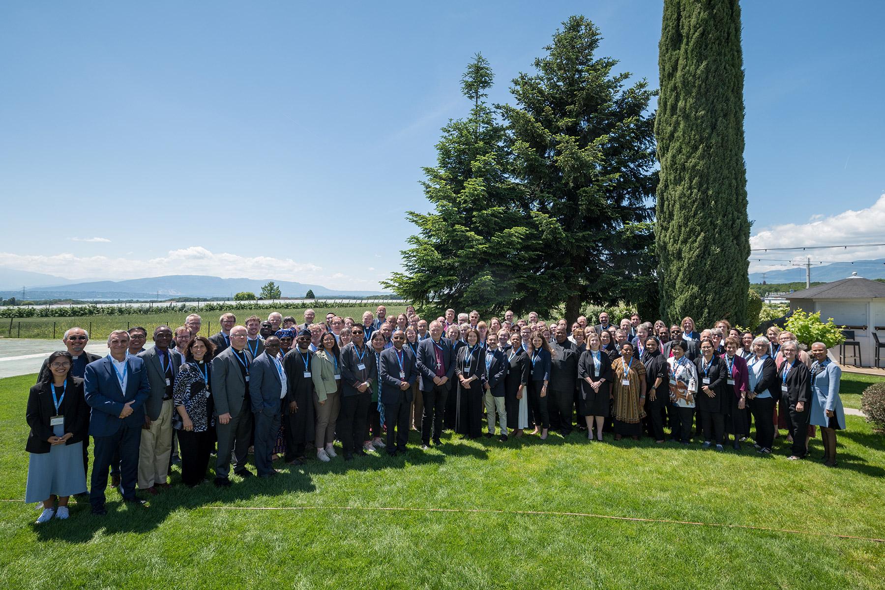 Participants in the 13-18 June LWF Council meeting in Chavannes-de-Bogis near Geneva, in Switzerland. The Council met under the theme “Abound in Hope.” Photo: LWF/Albin Hillert 