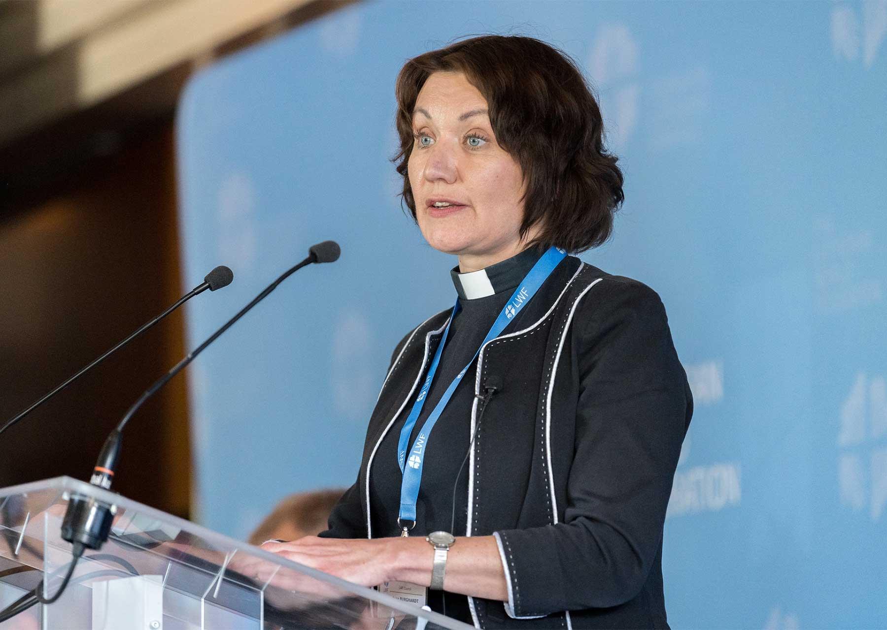 Rev. Dr Anne Burghardt, General Secretary of the LWF. Photo: LWF/Albin Hillert