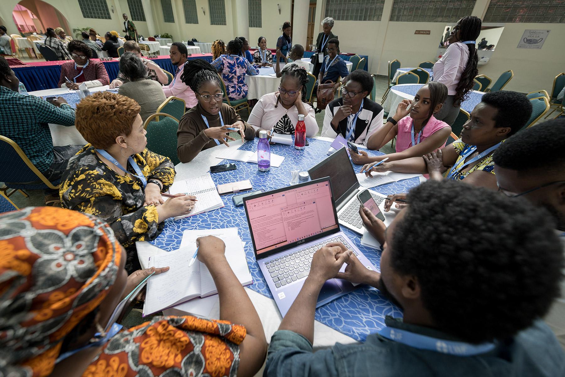 Participants of the Africa Pre-Assembly gathering in Nairobi, Kenya, in May 2023. Photo: LWF/Albin Hillert