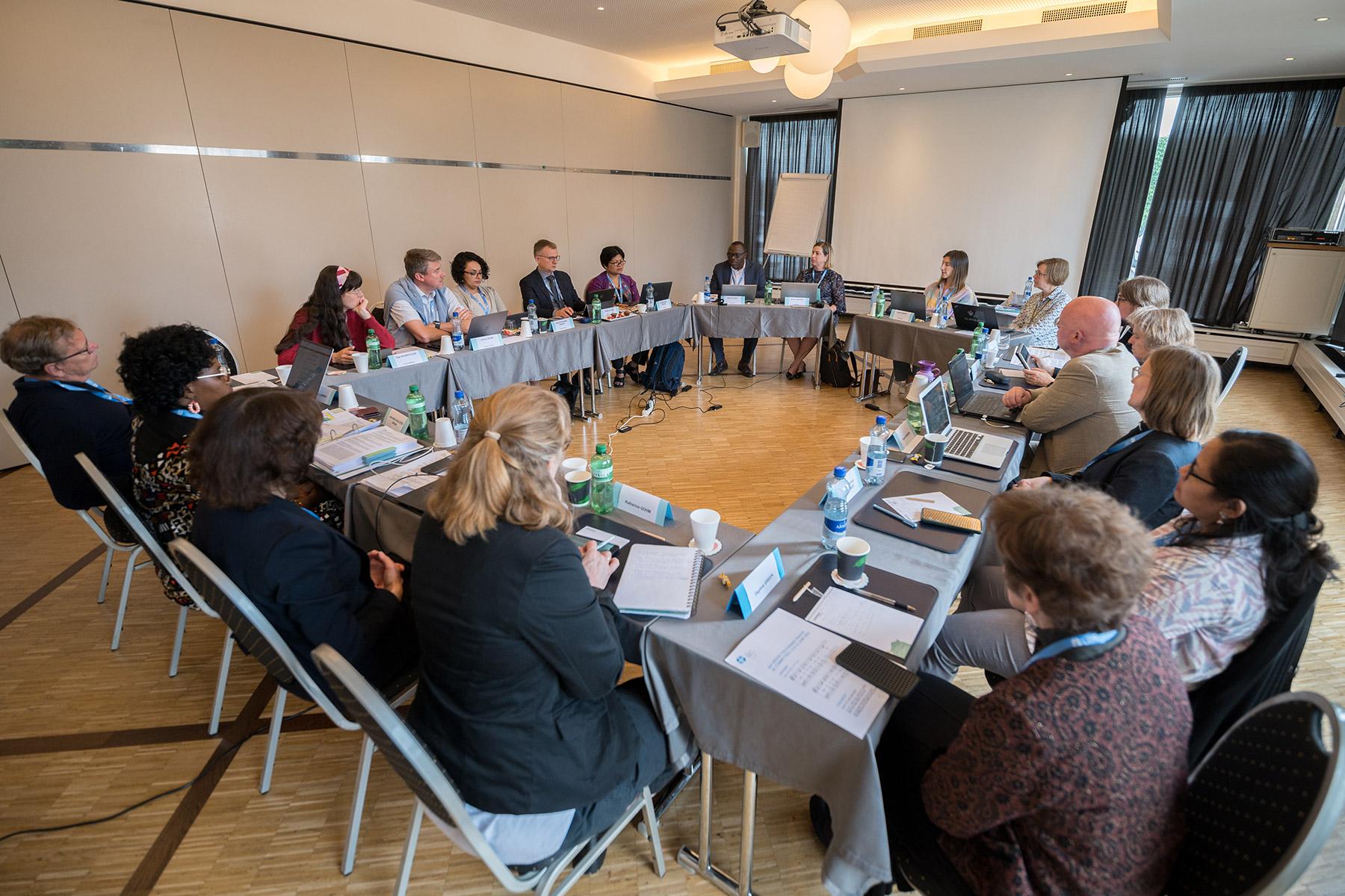 A session of the Committee for Communion Relations during the June 2024 LWF Council