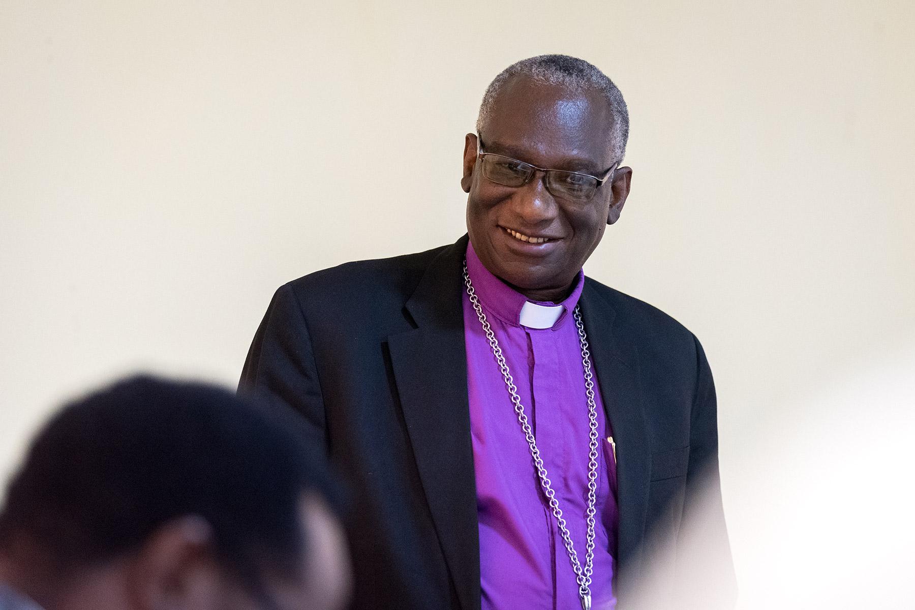 Bishop Fredrick Onael Shoo from the Evangelical Lutheran Church in Tanzania’s (ELCT) Northern Diocese. Photo: LWF/Albin Hillert