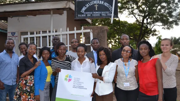 Participants of the Global Young Reformers Network meeting in Moshi, Tanzania. Photo: LWF/Nengida L. Johanes