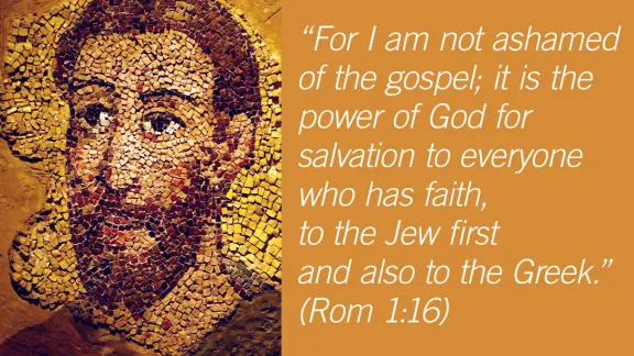 St Paul: the gospel is the power of God for salvation. Photo: Creative Commons