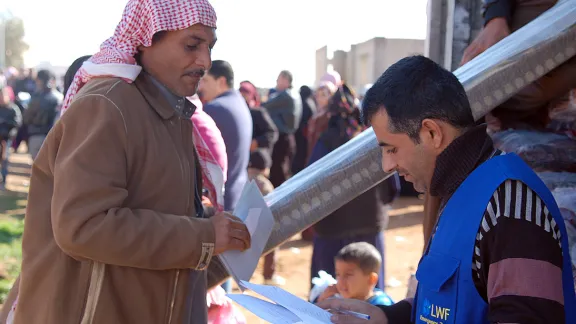 The LWF assists Syrian refugees inside Zaâatari camp and in Jordanian host communities. Photo: LWF Jordan