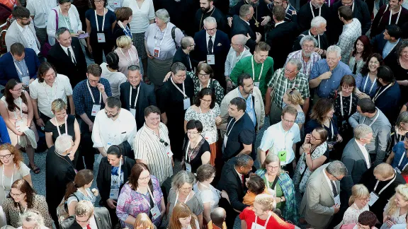 More than 400 delegates, advisors, stewards, youth, staff, and distinguished guests take part in the 2018 General Assembly and related events. Photo: CEC/ Mladen Trkulja